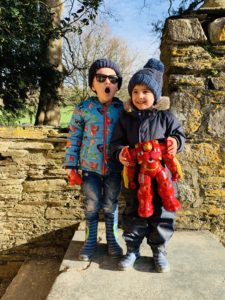 preschoolers at Saltram