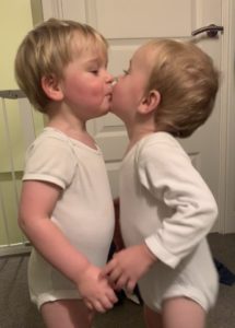 Twin kisses