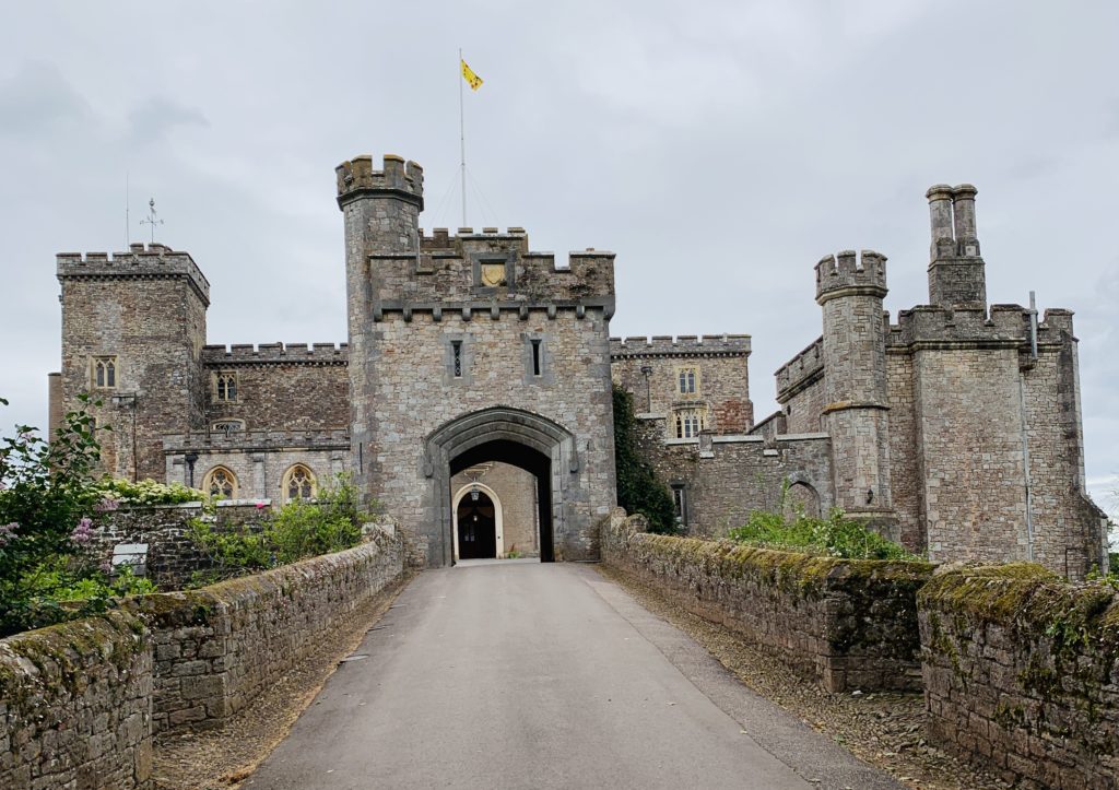 Front of Powderham Castle