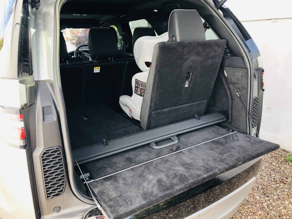 The boot of the Land Rover Discovery