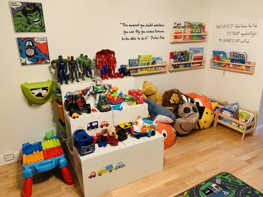 storage ideas for a playroom