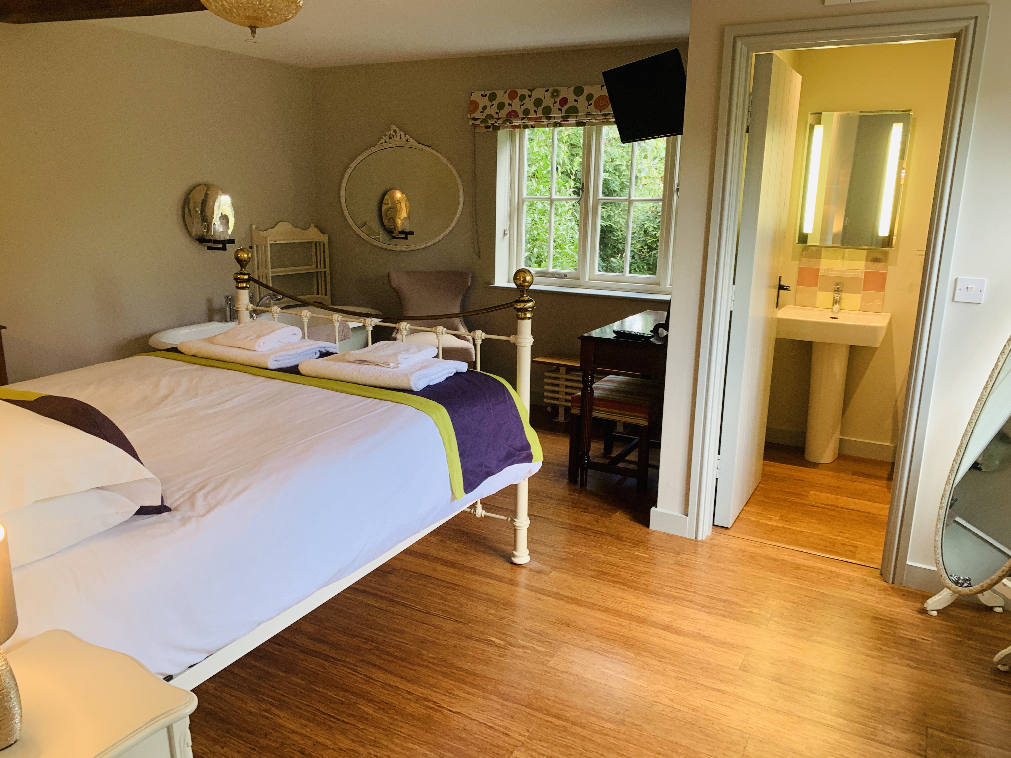 Master bedroom at Greenwood Grange Durbaville cottage