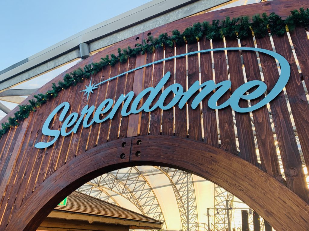 Entrance to Serendome at Bluestone