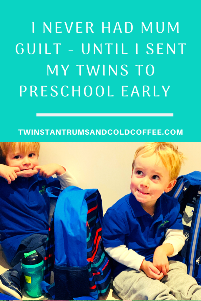 I never had mum guilt until I sent my twins to preschool early