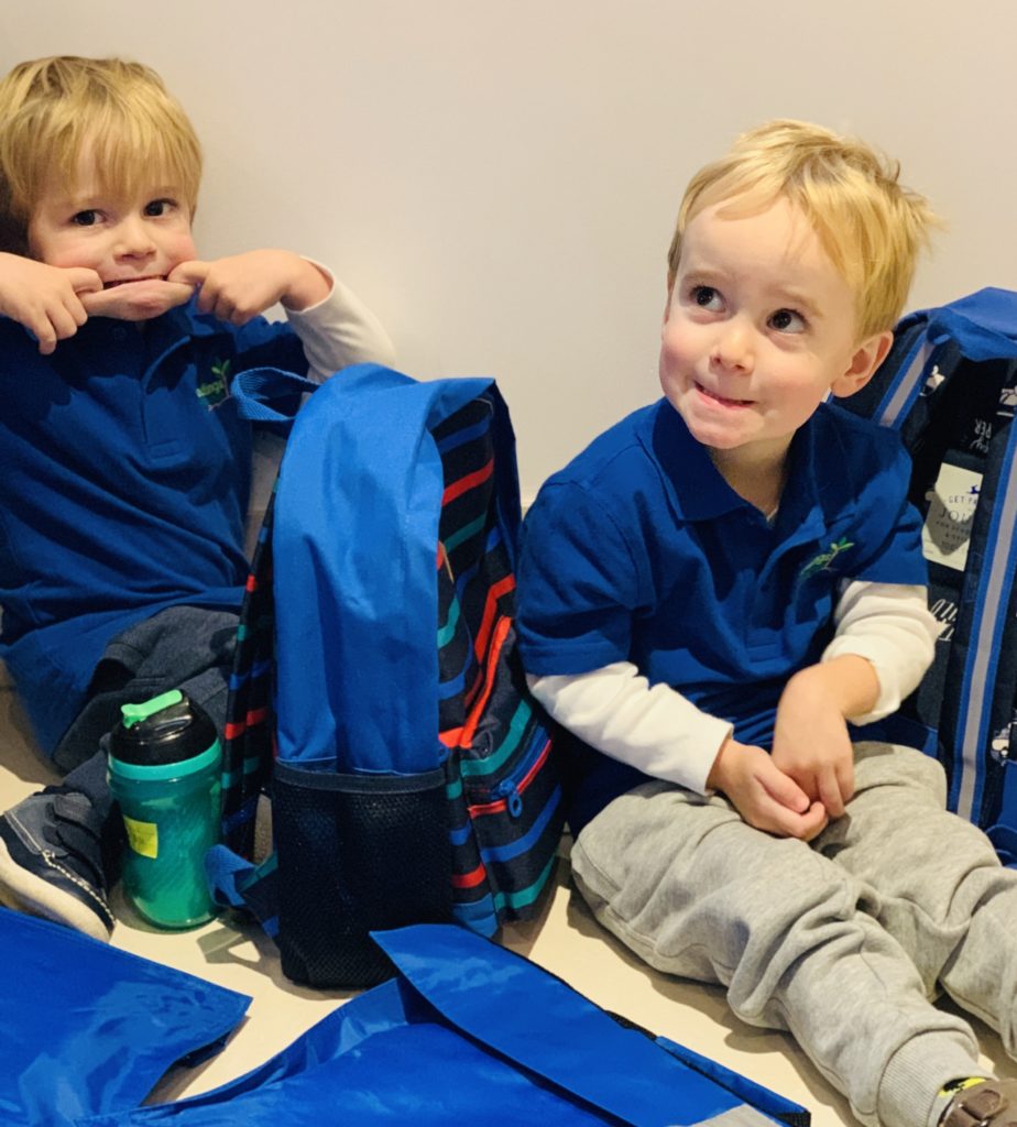 Mum guilt over sending twins to preschool early