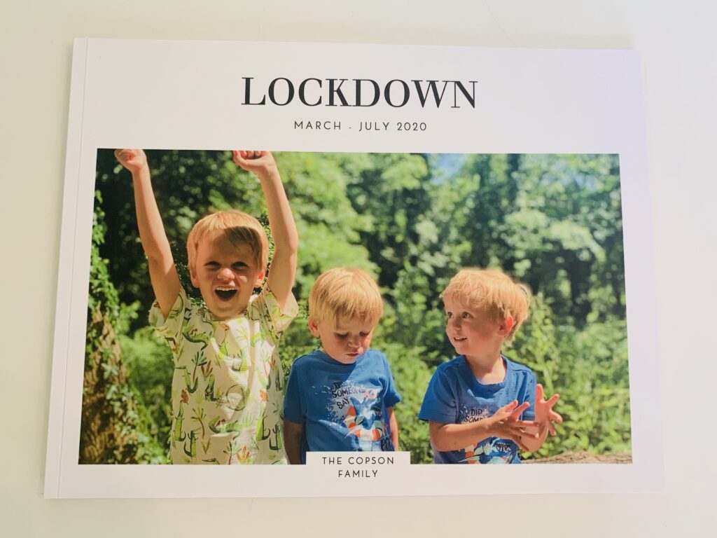 Photo book of lockdown pictures