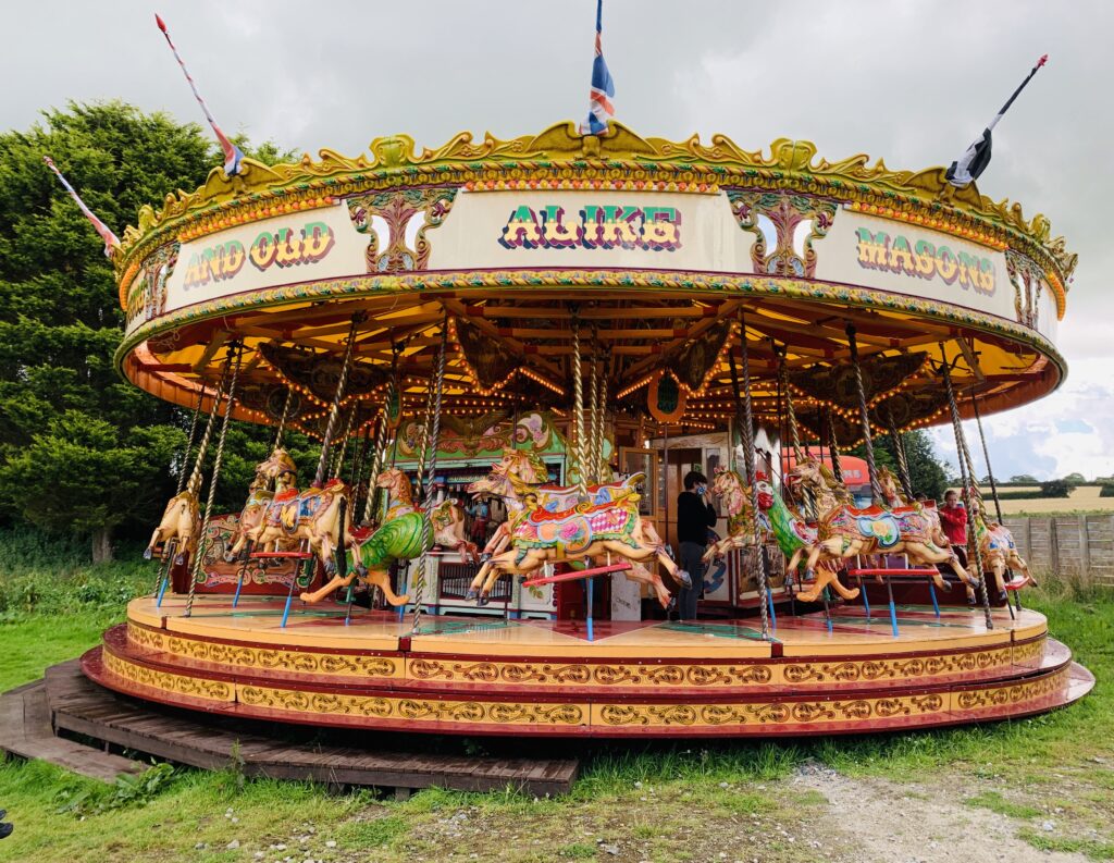 Carousel at Springfields fun park