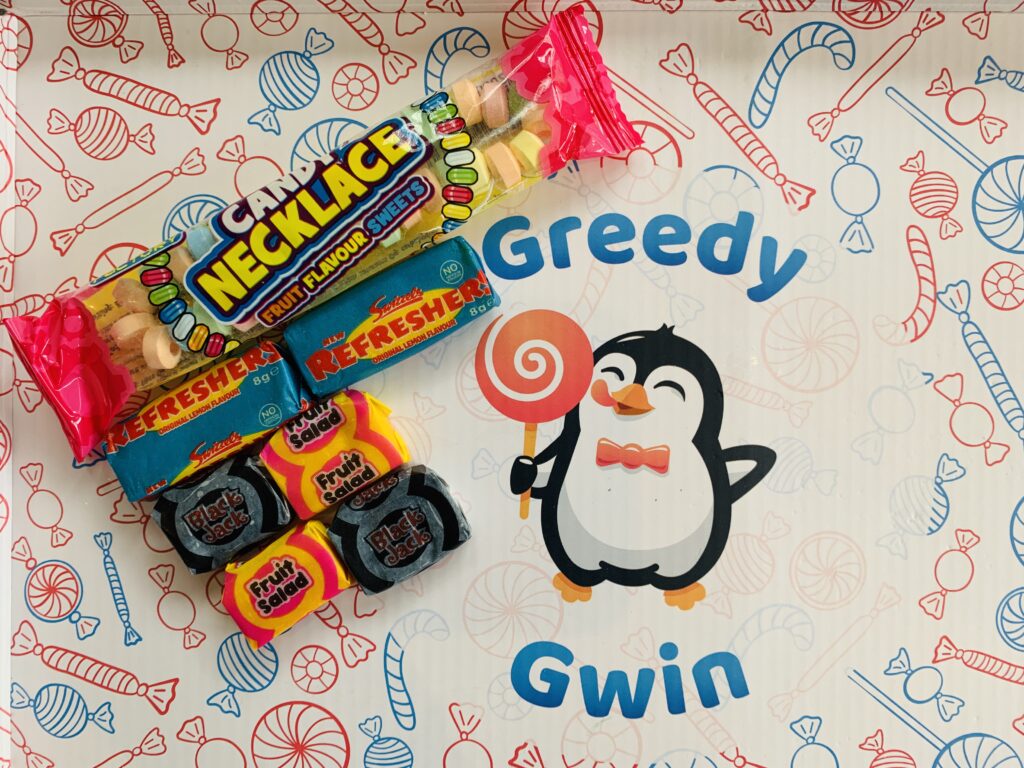 Retro sweets from Greedy Gwin