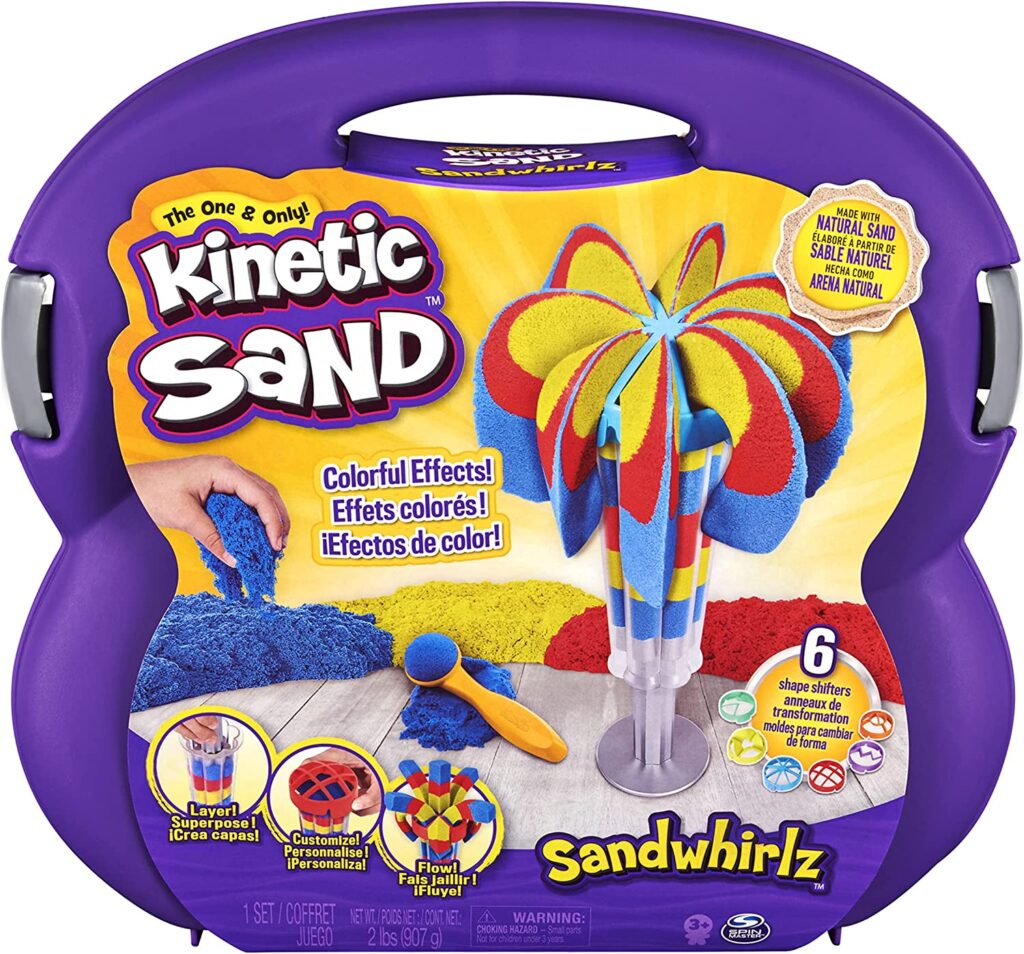 Kinetic sand playset is one of the best presents for four year old boys