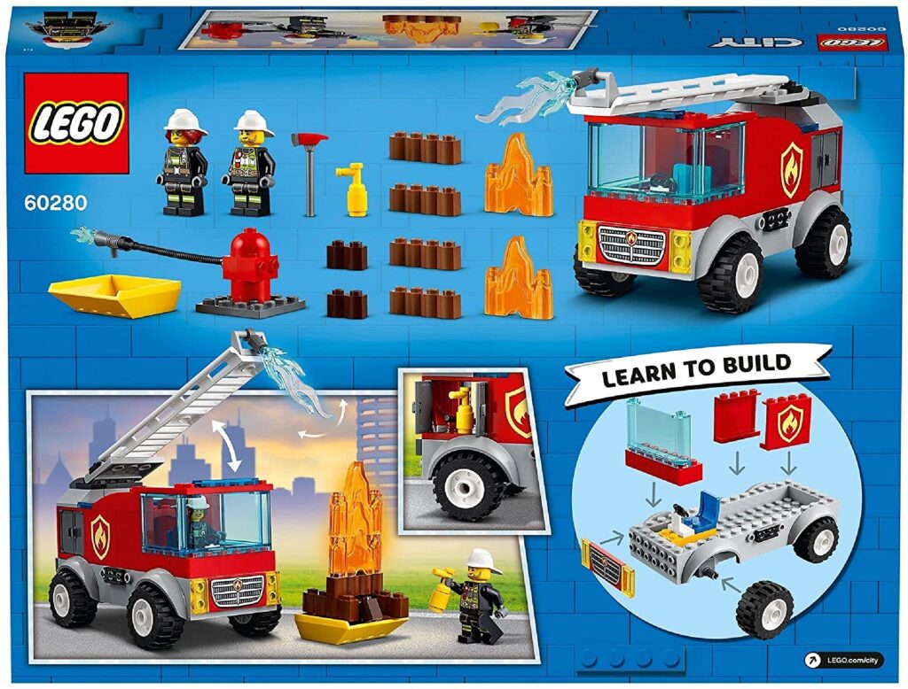 Lego firetruck toy