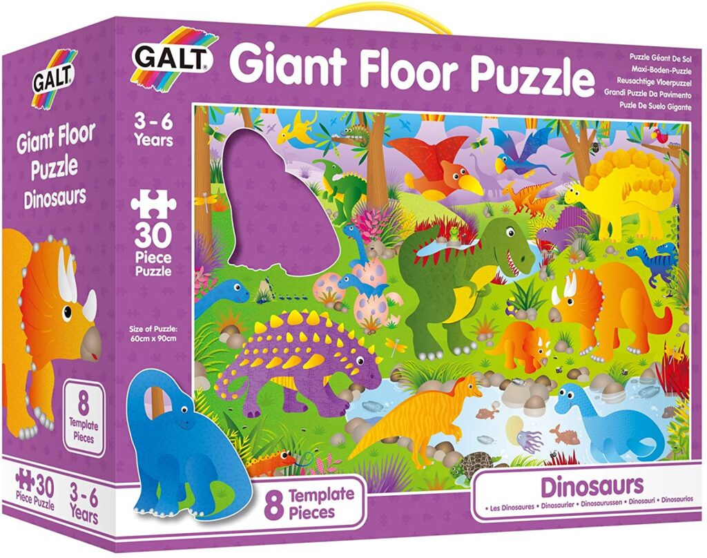 Giant dinosaur floor puzzle makes a brilliant Christmas present