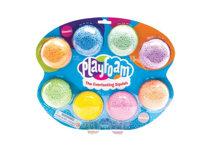 An 8 pack of playfoam makes a great present for four year old girls