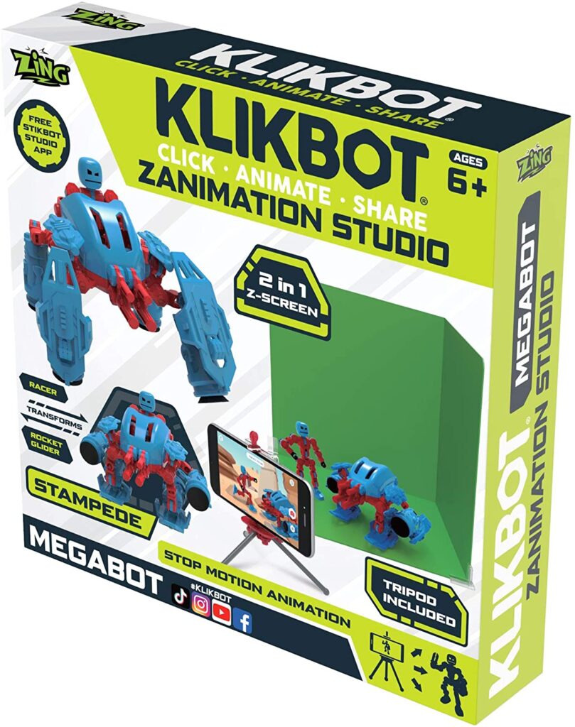 Klikbot zanimation set makes a great toy for a six year old boy