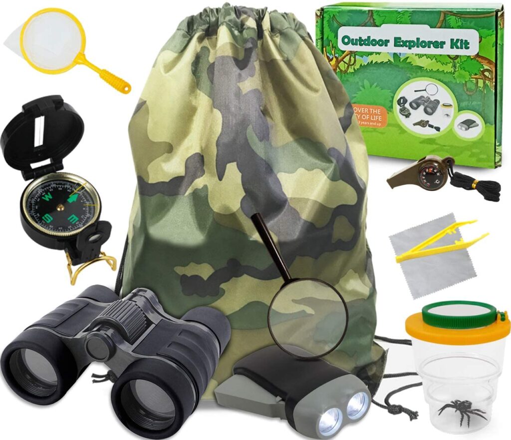 Outdoor explorer kit is one of the best presents for six year old boys