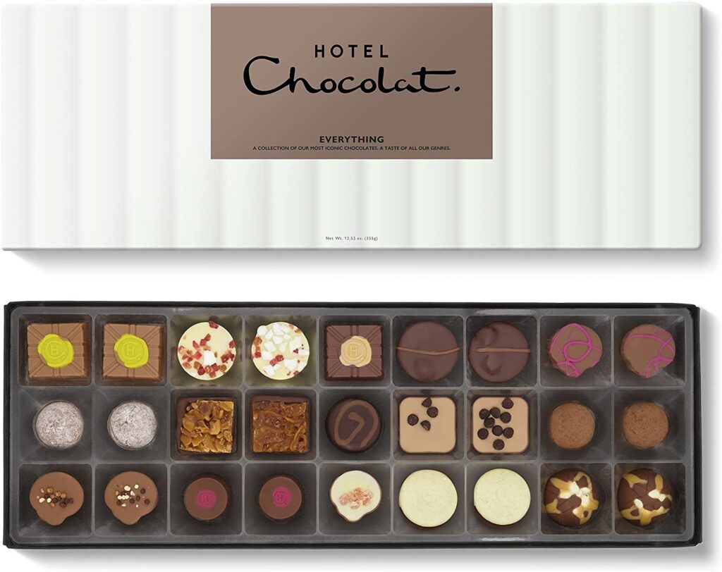 Hotel Chocolat box of sleekster chocolates