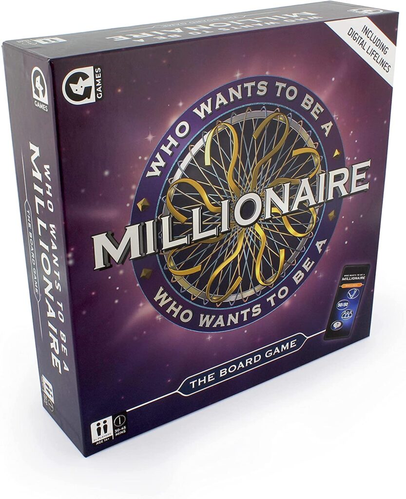 Who Wants to be a millionaire board game