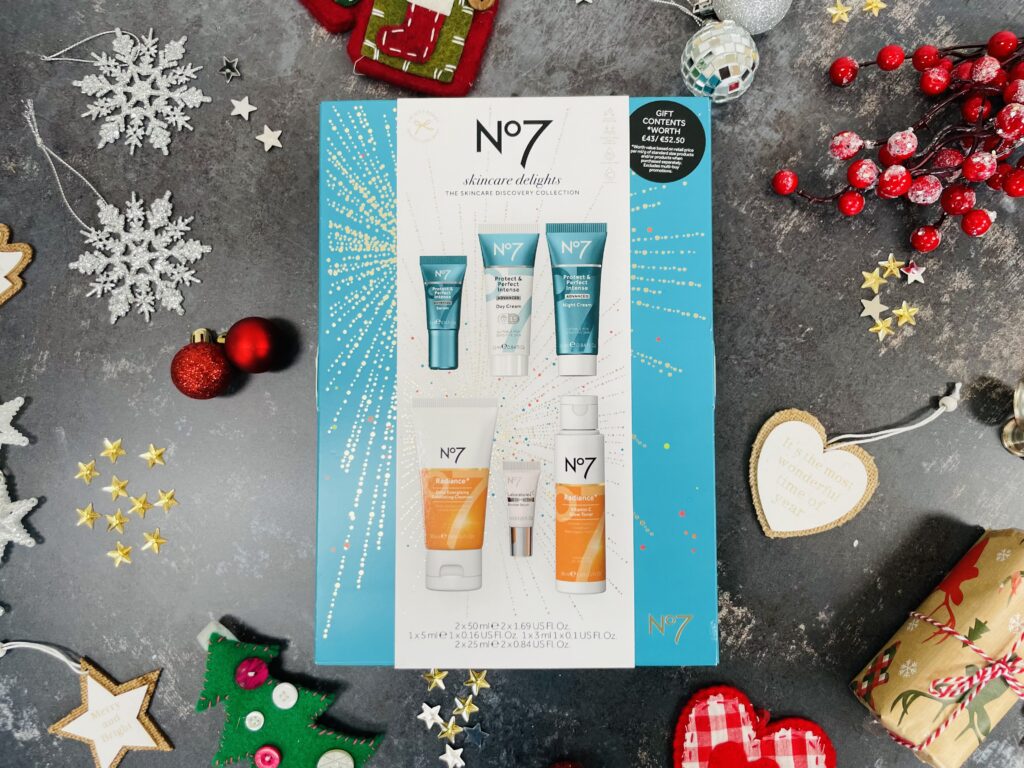 No 7 set is among a range of Christmas gifts from Boots