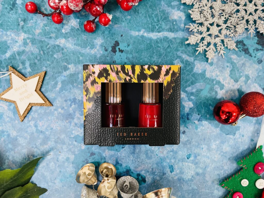 Ted Baker nail varnish duo is available in the Christmas gifts from Boots