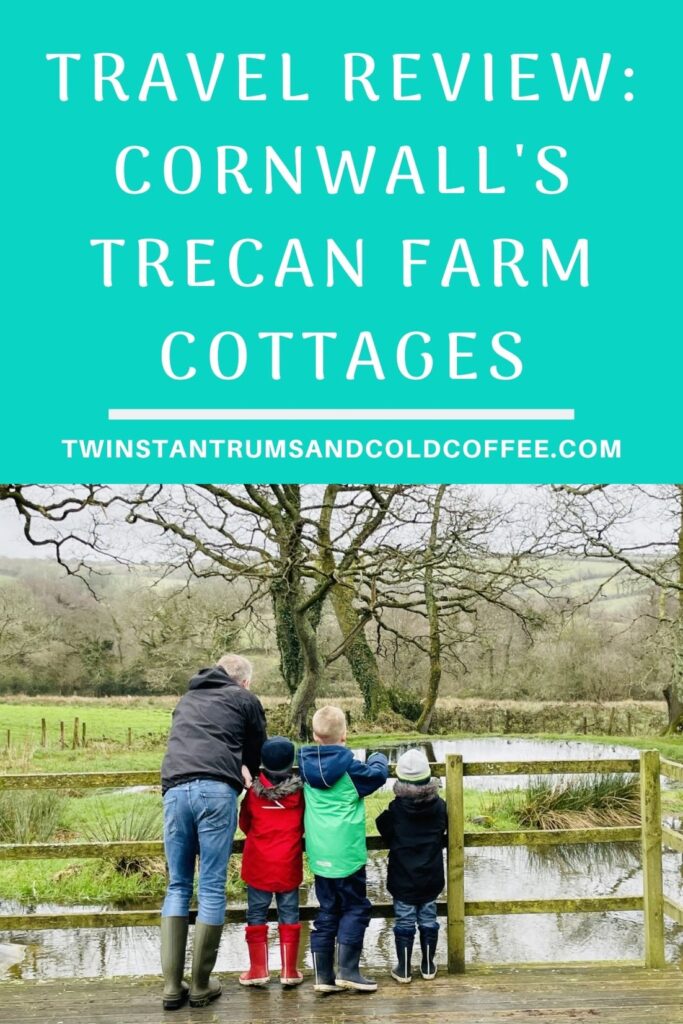 PIN image for a travel review of trecan farm cottages in cornwall