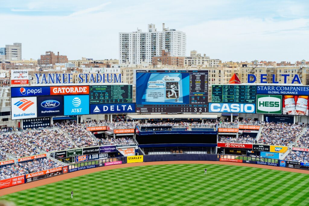 A trip to Yankee Stadium is one of the best things to do in New York with kids