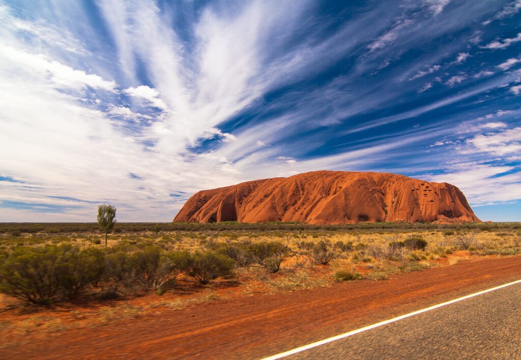 Uluru is a great place to go when travelling to Australia with chlldren.