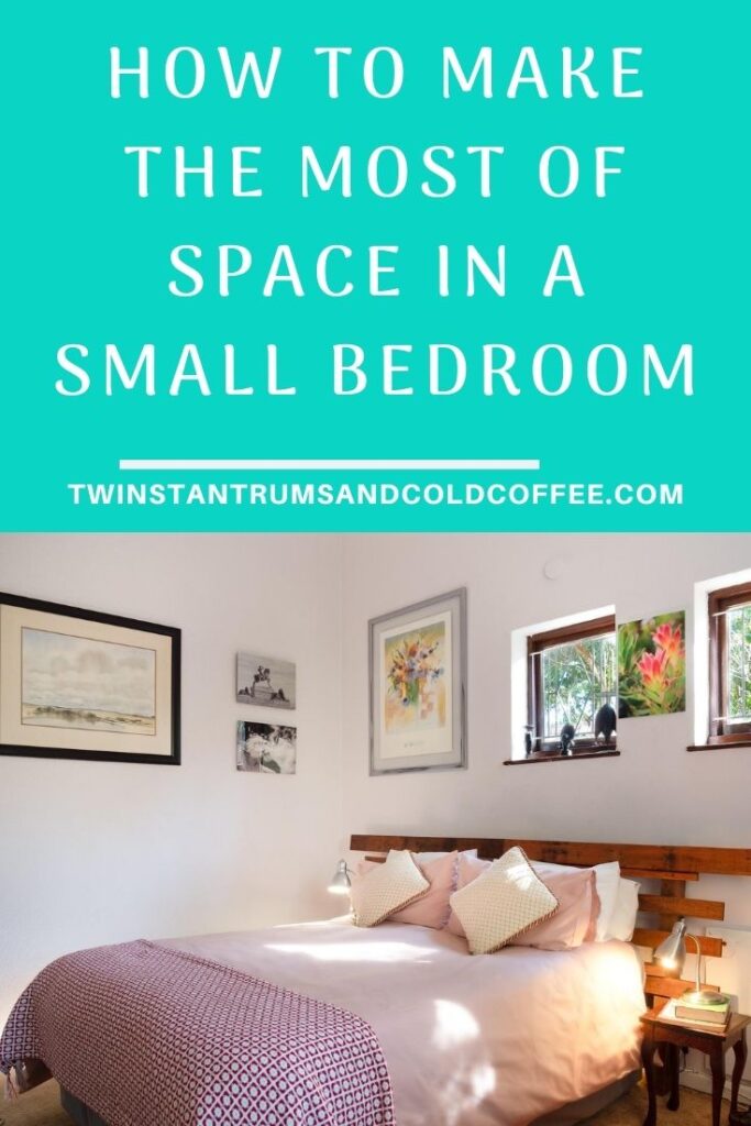 PIN image for how to make the most of space in a small bedroom