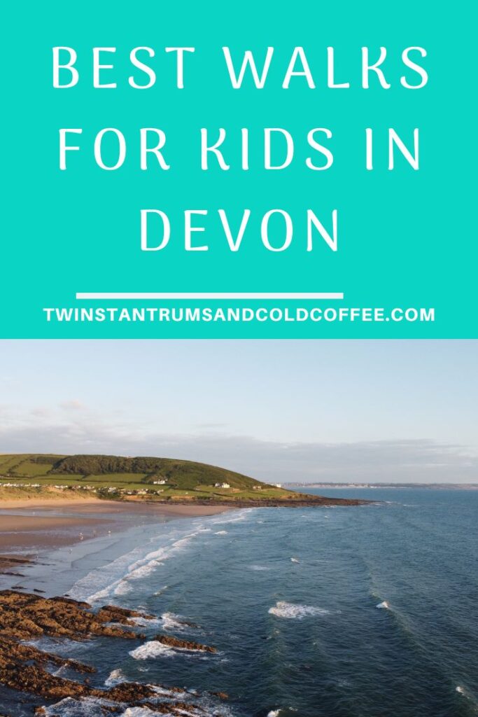 PIN image of the best walks in Devon for kids