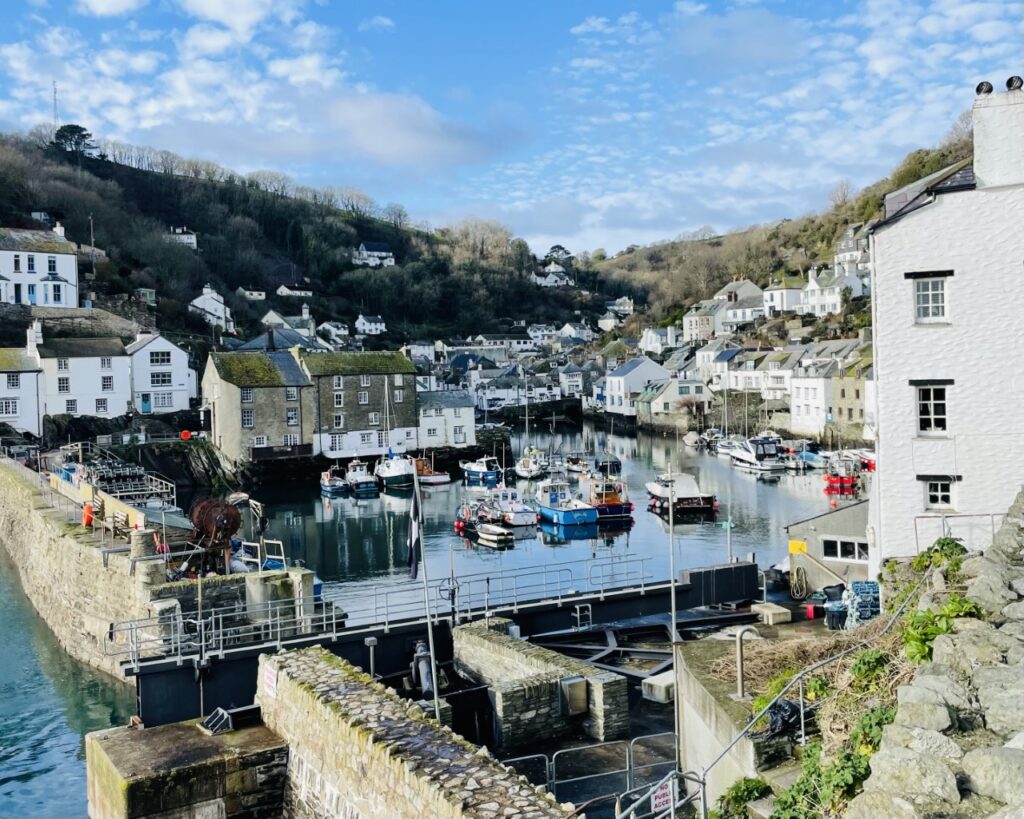 The village of Polperro in Cornwall