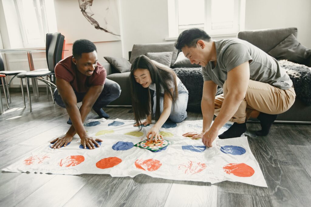 Twister is one of the best family games to play. 