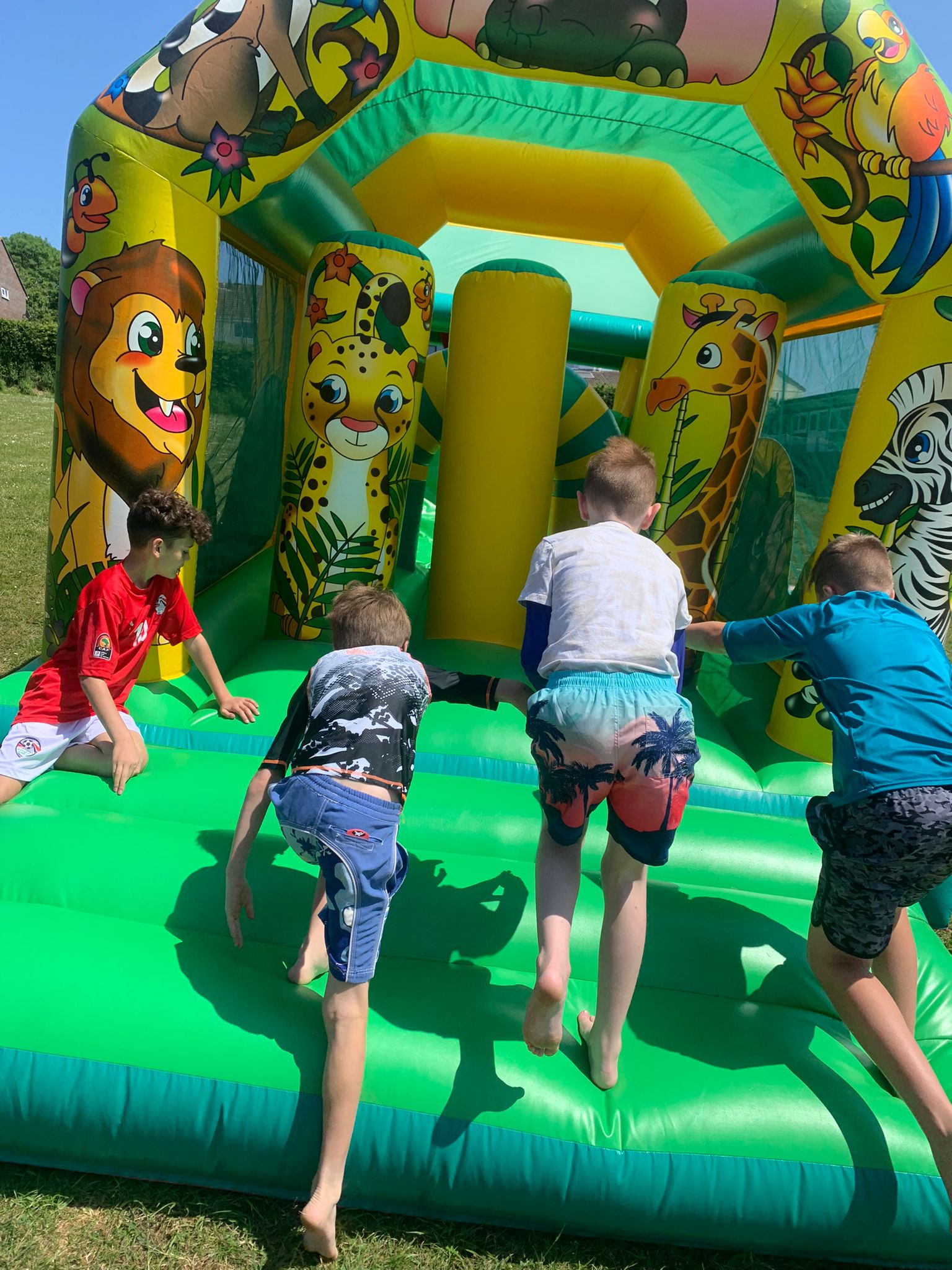 High 5 holiday camps bouncy castle