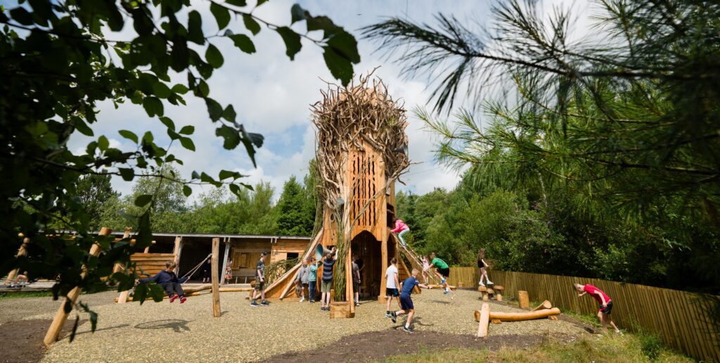 The Eden Project's new Nature's Playground play park