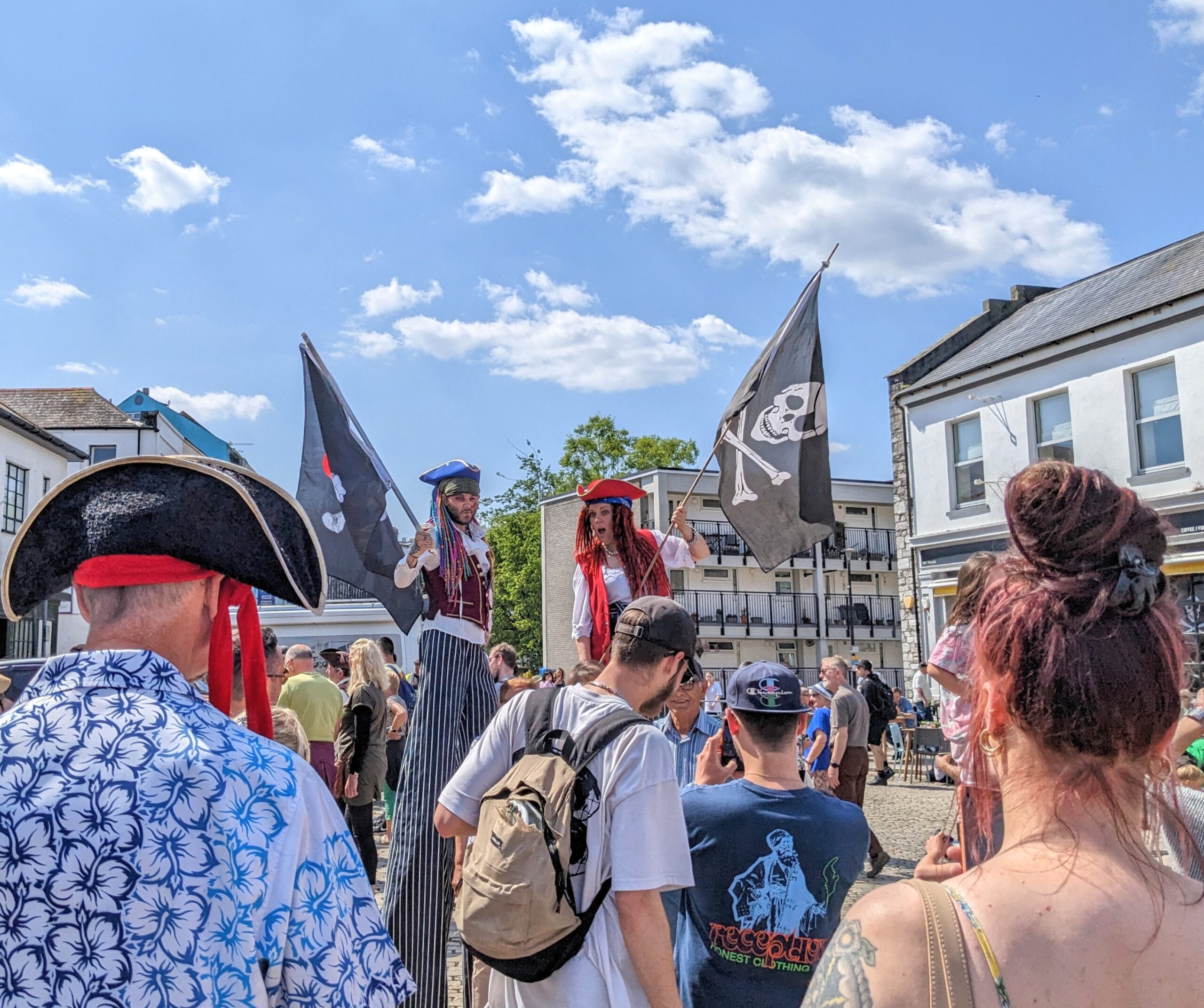 Crowds at Plymouth Pirates weekend