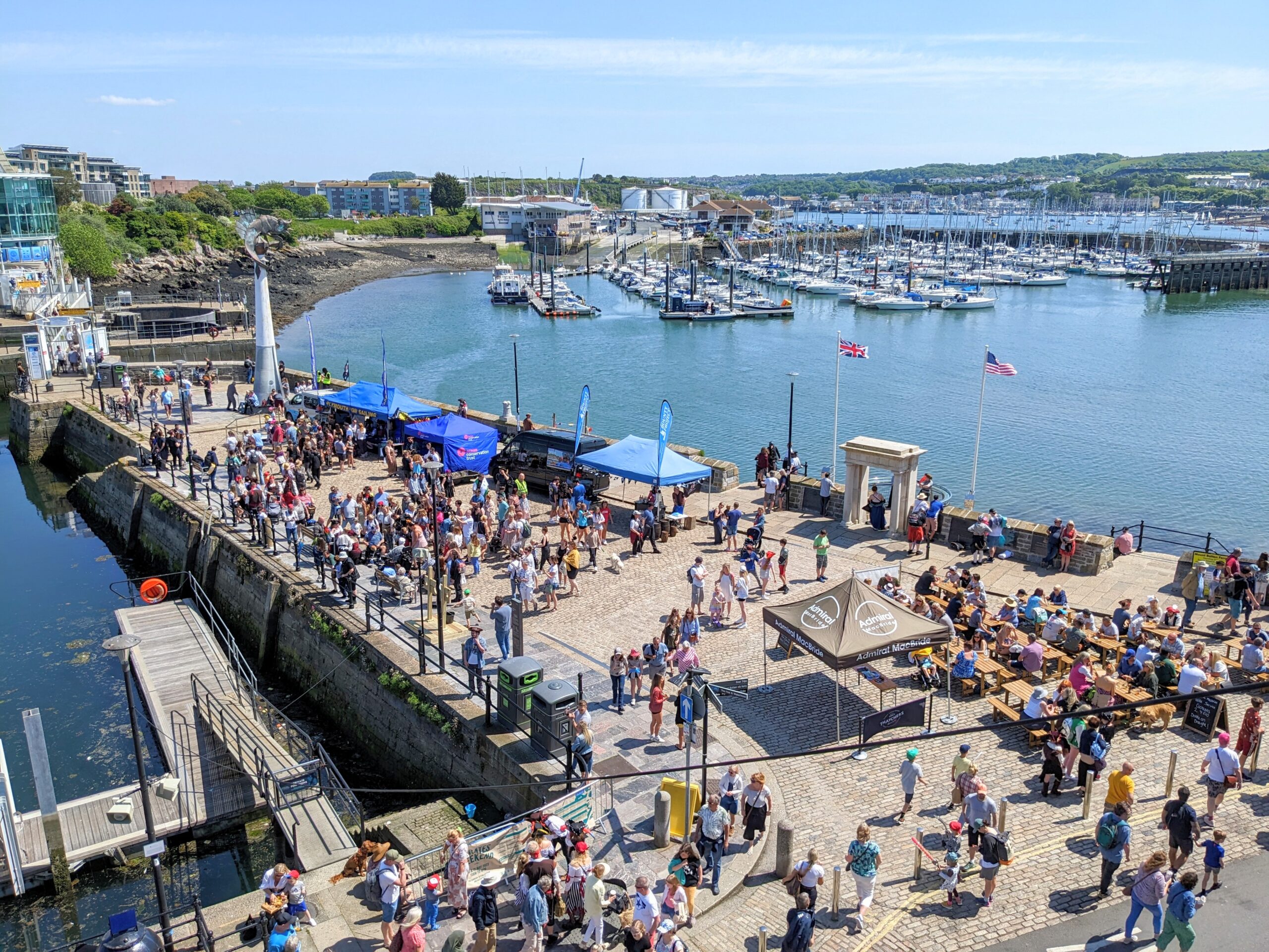 Crowds at Plymouth Pirates weekend