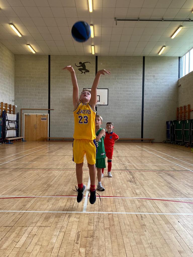 Children take part in High 5's basketball camp