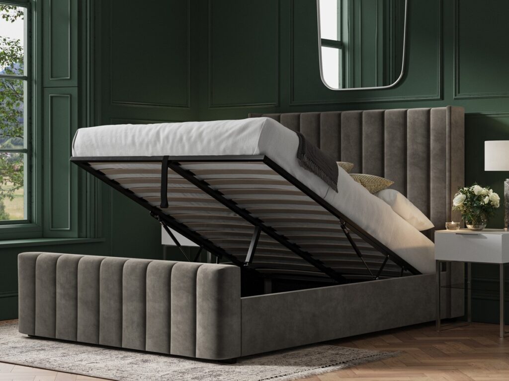 Ottoman beds provide a great storage solution