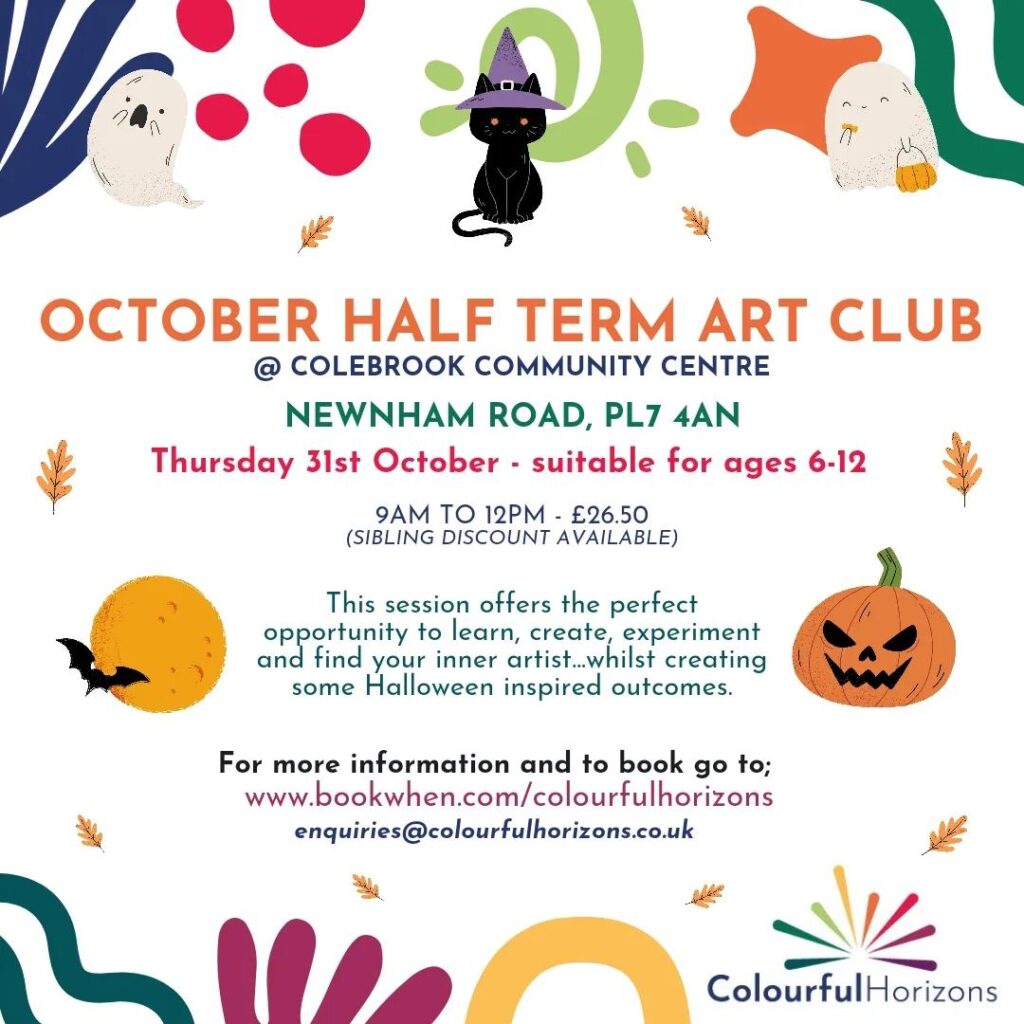 Colourful horizons October half term workshops