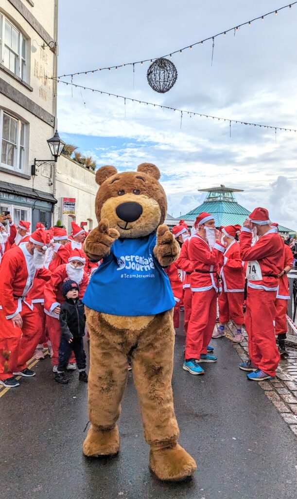 Jeremiah Bear from Jeremiah's Journey charity on the Barbican