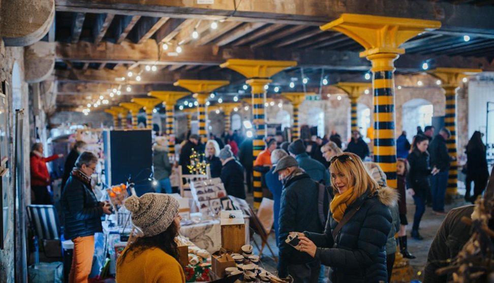 Christmas market at Royal William Yard