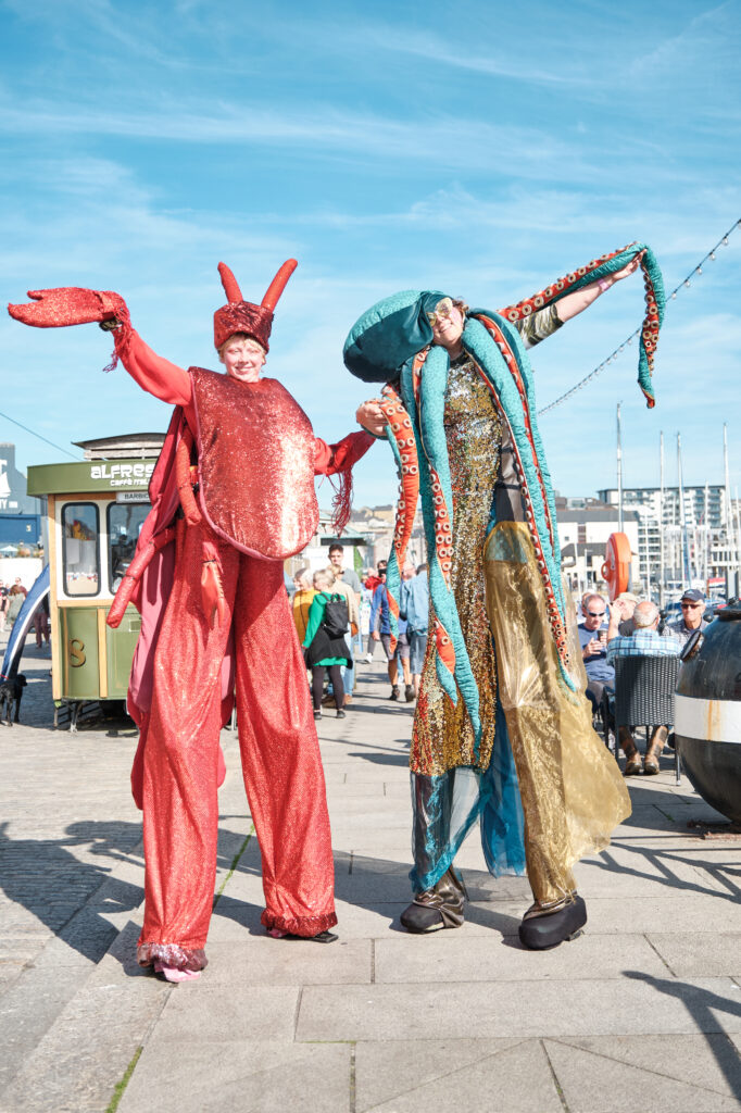 Entertainers at Plymouth Barbican for Seafest 2025