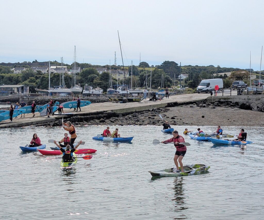 Paddleboarding at Mount Batten for Seafest 2025
