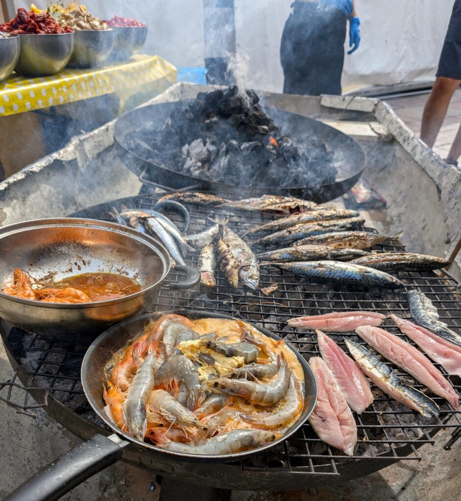 Seafest cooking